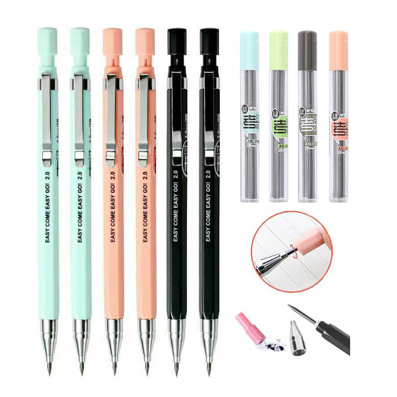 Mechanical Pencil Lead - 2.0mm Mekanik Kurşun Kalem Seti Yaratıcı