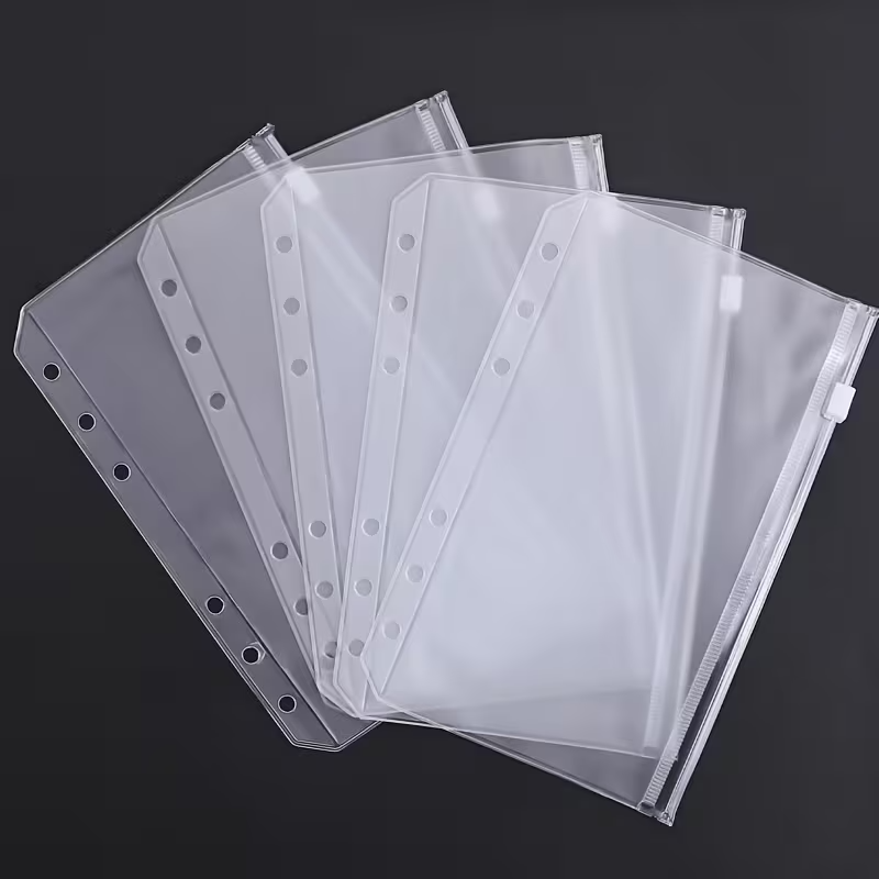 Portfolio Folder Zip - A5/A6/A7 Klasör Cepleri, 6 Halkalı Defter
