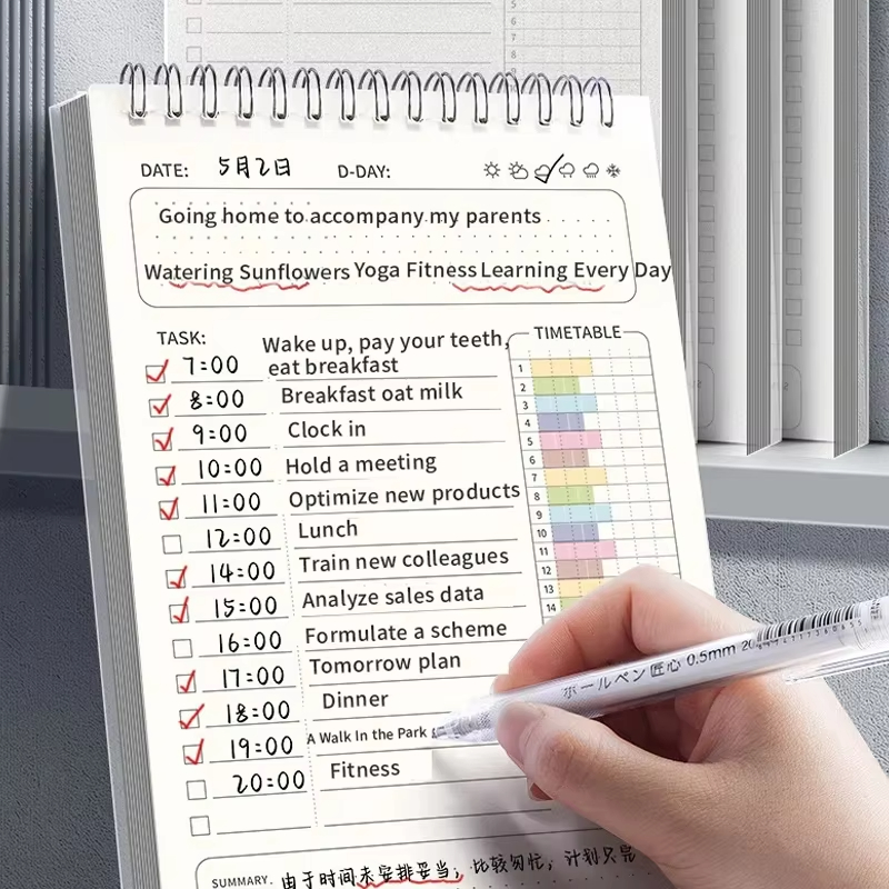 Office Stationery Supply List - 1 adet Planlayıcı Gündem Spiral A5