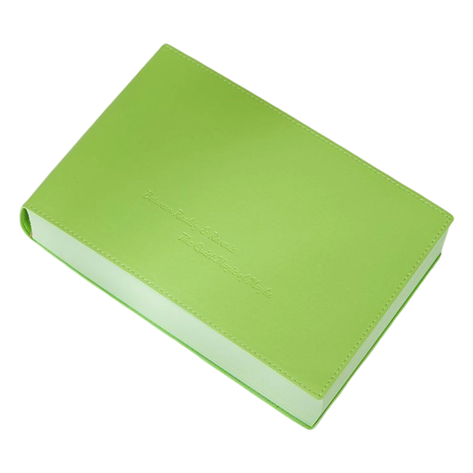 Journal Leather Hardcover - 720 Düz Renk Sayfalı, PU Deri