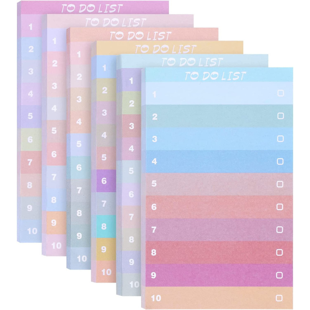 Office Stationery Supply List - 50 Sayfa Renkli Gradyan Yapışkan Not