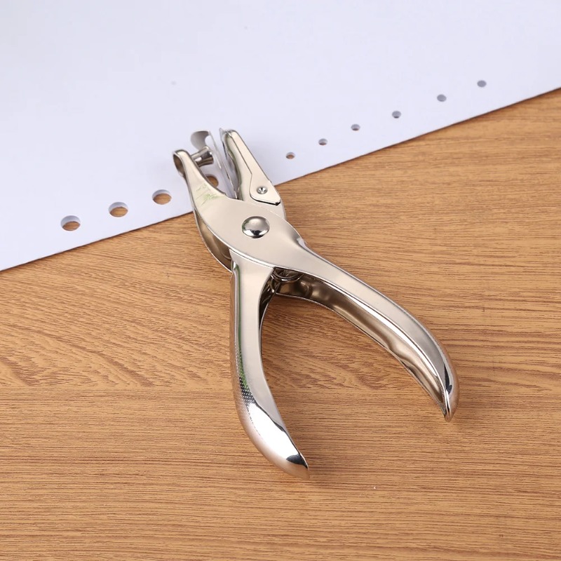 Paper Punch 3 Hole - 3/6mm Delik Delme Makinesi Taşınabilir Tek