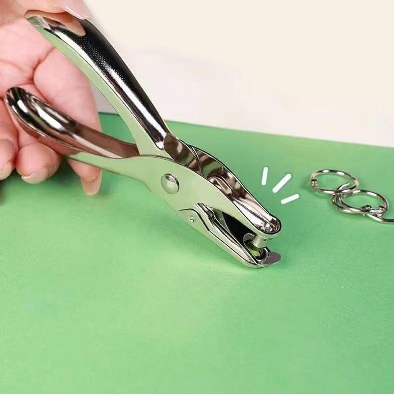 Paper Punch 3 Hole - El Tipi Metal Kırtasiye Yuvarlak Delik