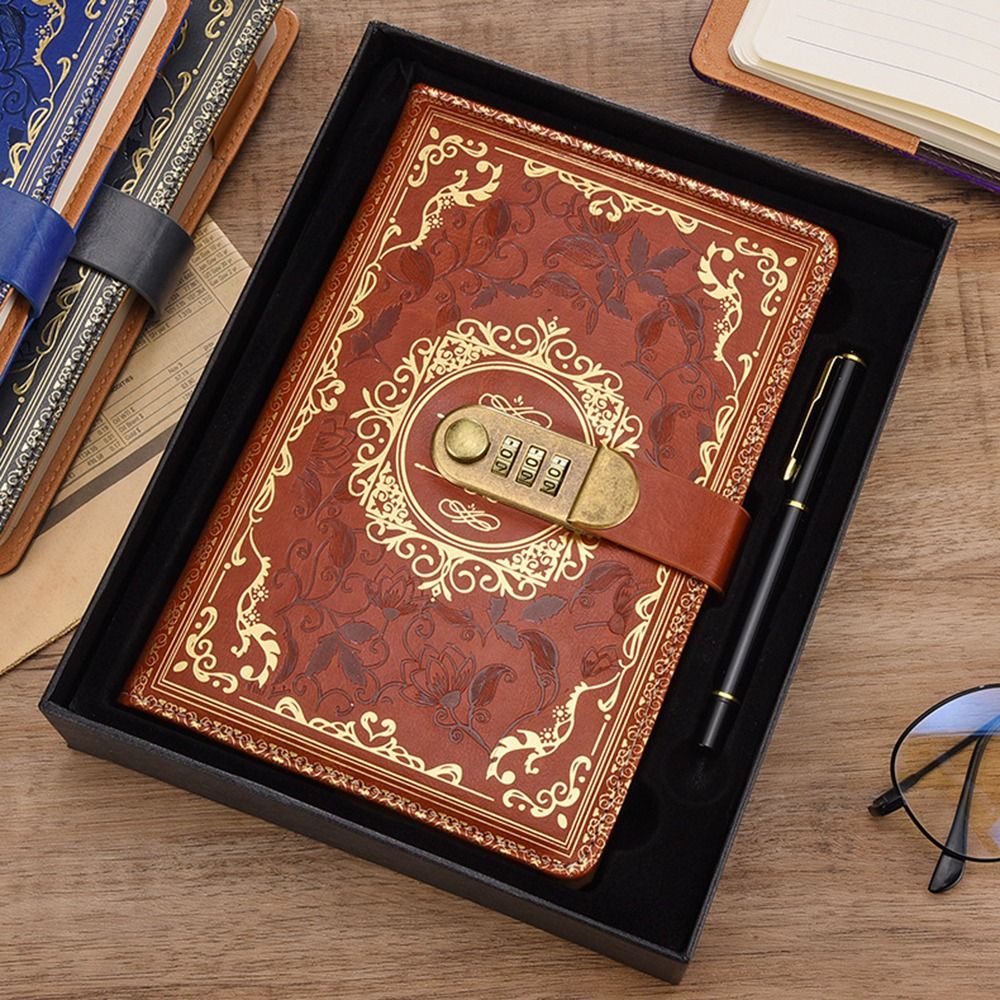 PU Deri A5 Günlük Defter Şifre - Journal Leather Hardcover incelemesi ve fiyatı