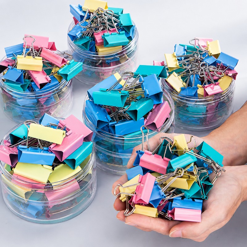 40 Adet/Set Uzun Renkli Metal  - Office Stationery And Supply incelemesi ve fiyatı