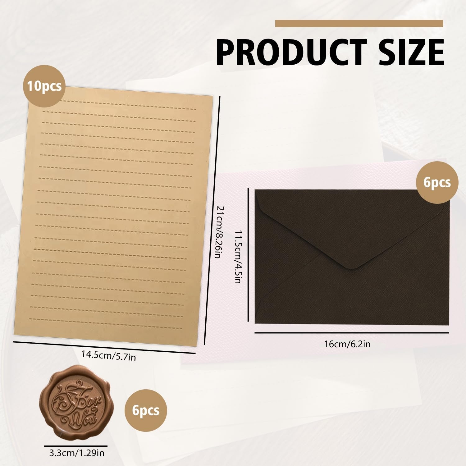 22 adet Vintage yazma kağıdı s - Letter Envelope Kraft incelemesi ve fiyatı