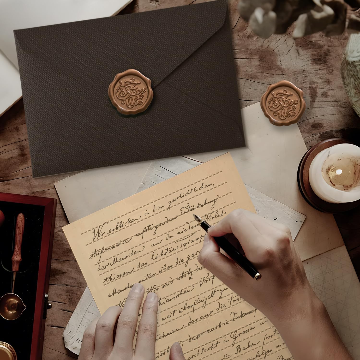 22 adet Vintage yazma kağıdı s - Letter Envelope Kraft incelemesi ve fiyatı