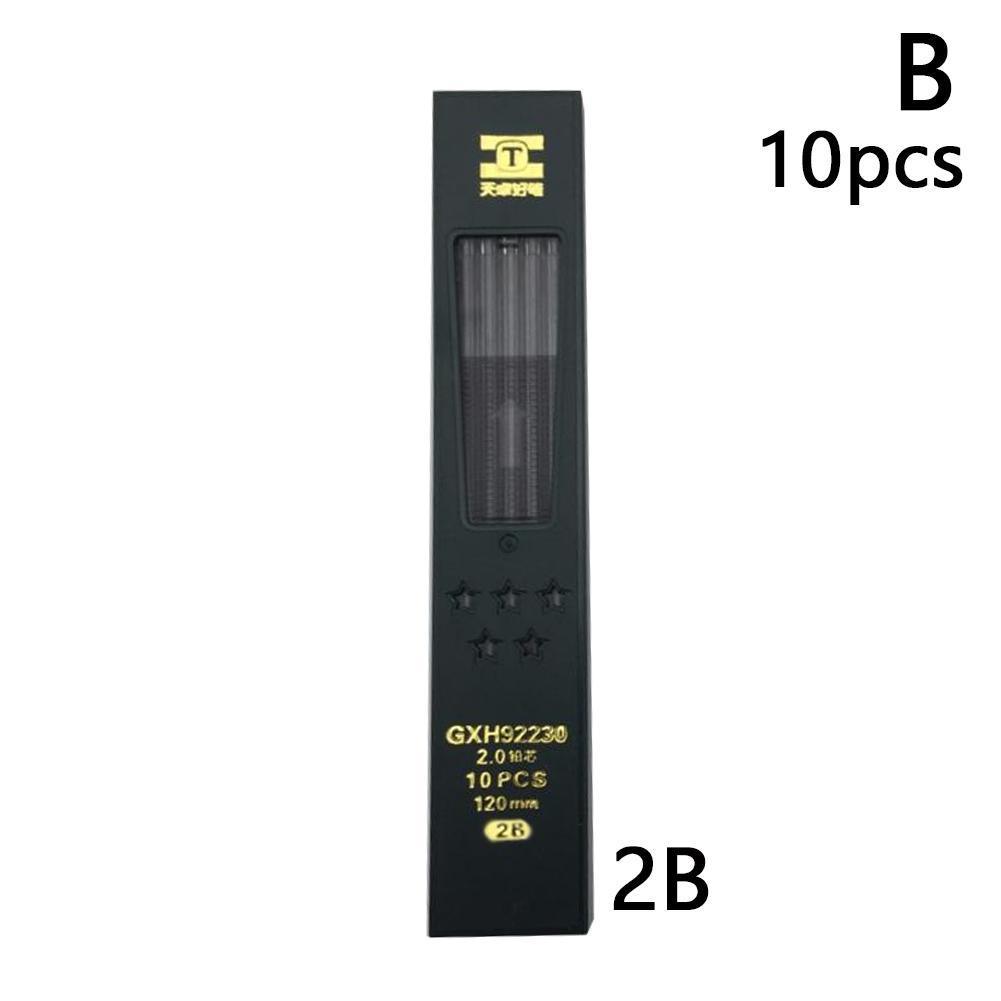 Sıcak 10 adet/kutu 2mm 2B HB s - Mechanical Pencil Lead incelemesi ve fiyatı