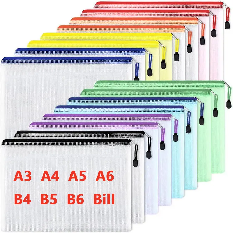 A3/A4/A5/A6 Örgü Fermuarlı Kes - Portfolio Folder Zip incelemesi ve fiyatı