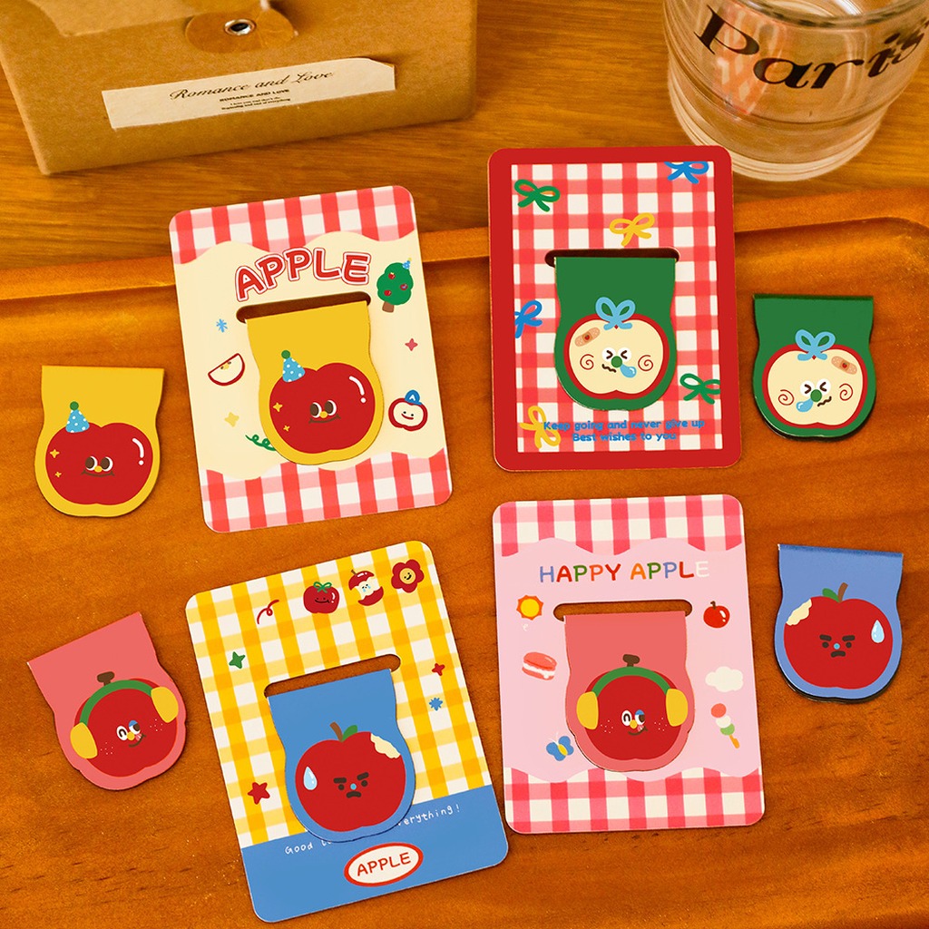 Sevimli Elma Şekilli Manyetik  - Paperclip Magnetic Set incelemesi ve fiyatı