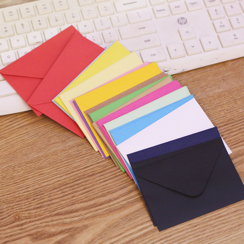 (10 adet/grup) 10*7CM renkli M - Letter Envelope Kraft incelemesi ve fiyatı