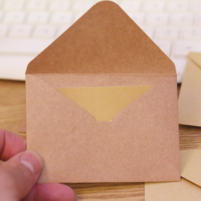 (10 adet/grup) 10*7CM renkli M - Letter Envelope Kraft incelemesi ve fiyatı