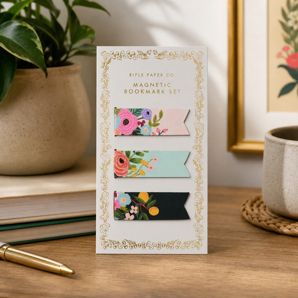Bahçe Partisi Çiçek Desenli Ma - Paperclip Magnetic Set incelemesi ve fiyatı