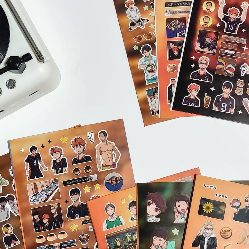 8 adet/takım Haikyuu Anime Per - Memo Pad Sticky incelemesi ve fiyatı