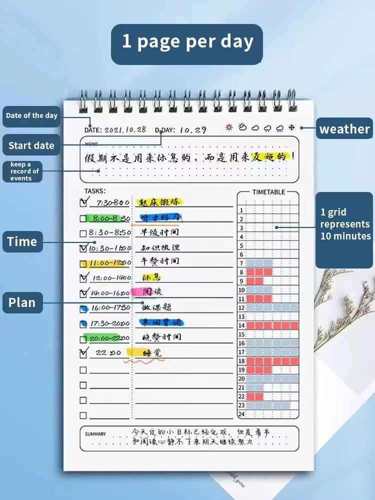 1 adet Planlayıcı Gündem Spira - Office Stationery Supply List incelemesi ve fiyatı