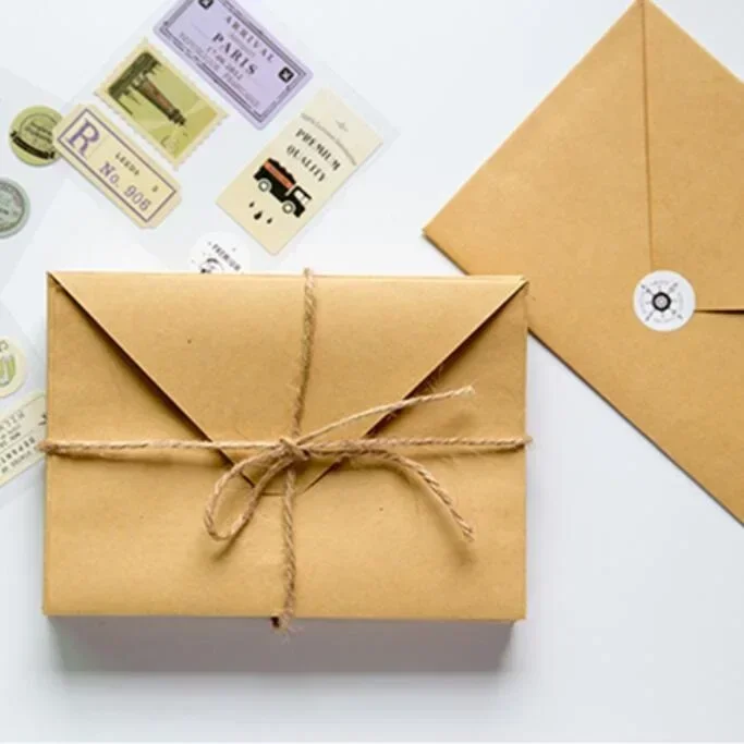 30 adet Büyük Üçgen Katlama Fl - Letter Envelope Kraft incelemesi ve fiyatı