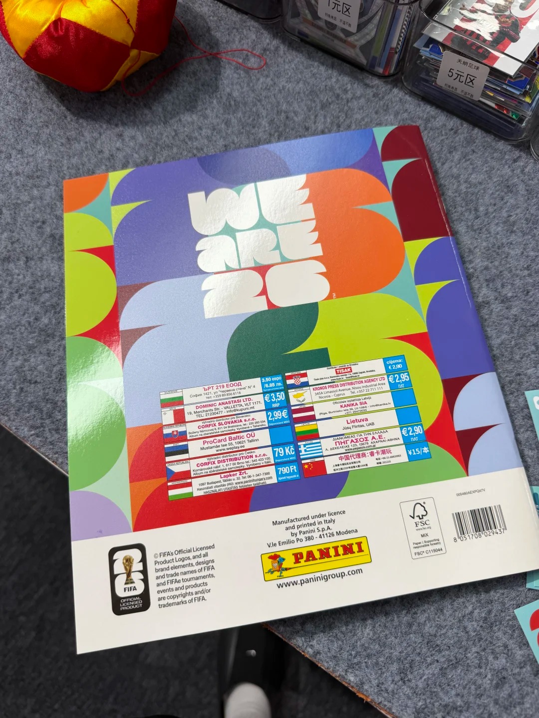 Stokta Panini 2026 FIFA Dünya  - Cardstock Paper Pack incelemesi ve fiyatı