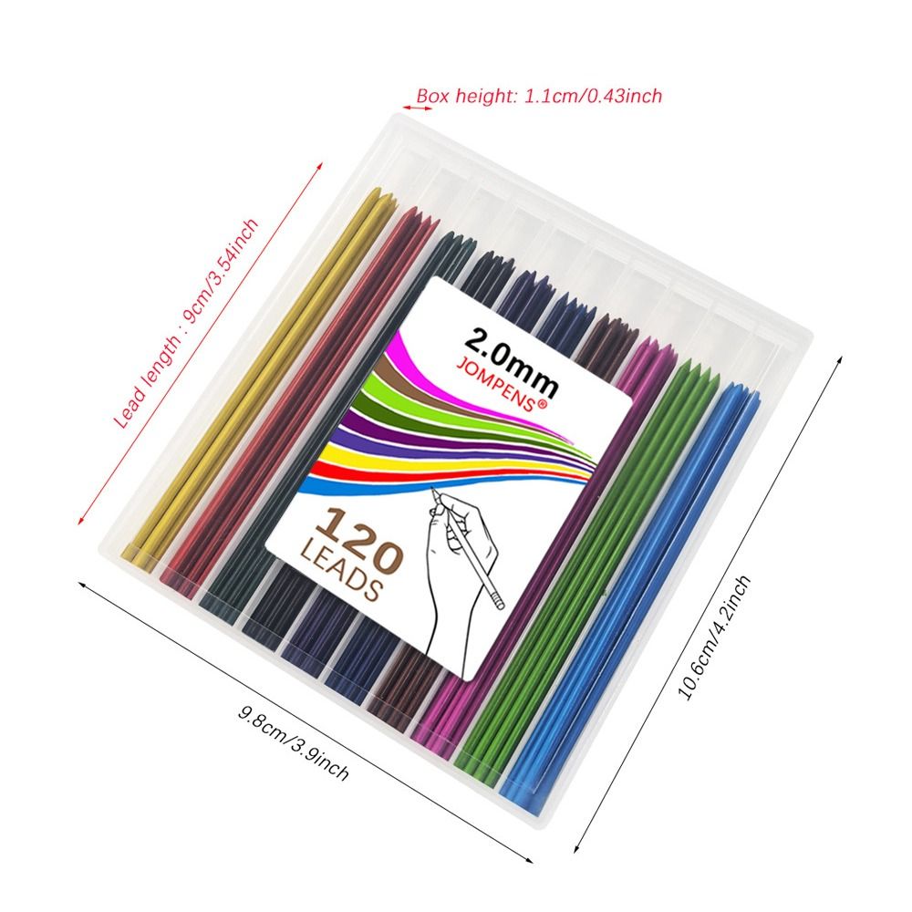 120 adet 2.0mm Kurşun Kalem Do - Mechanical Pencil Lead incelemesi ve fiyatı