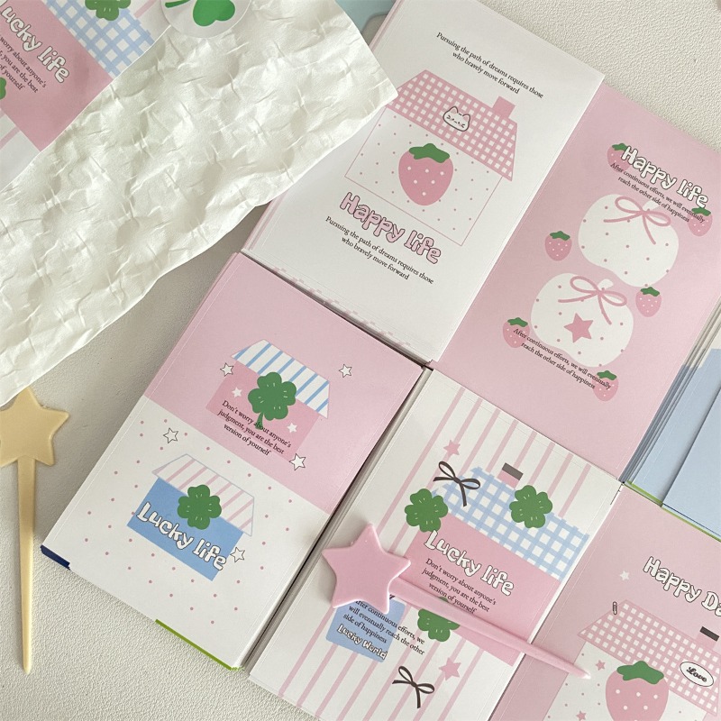 30 adet/takım Sevimli Yonca Çi - Cardstock Paper Pack incelemesi ve fiyatı