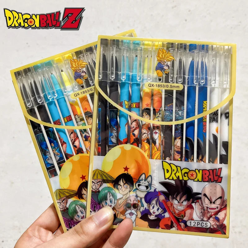 12 adet/takım Dragon Ball jel  - Office Supply Office Stationery Items incelemesi ve fiyatı