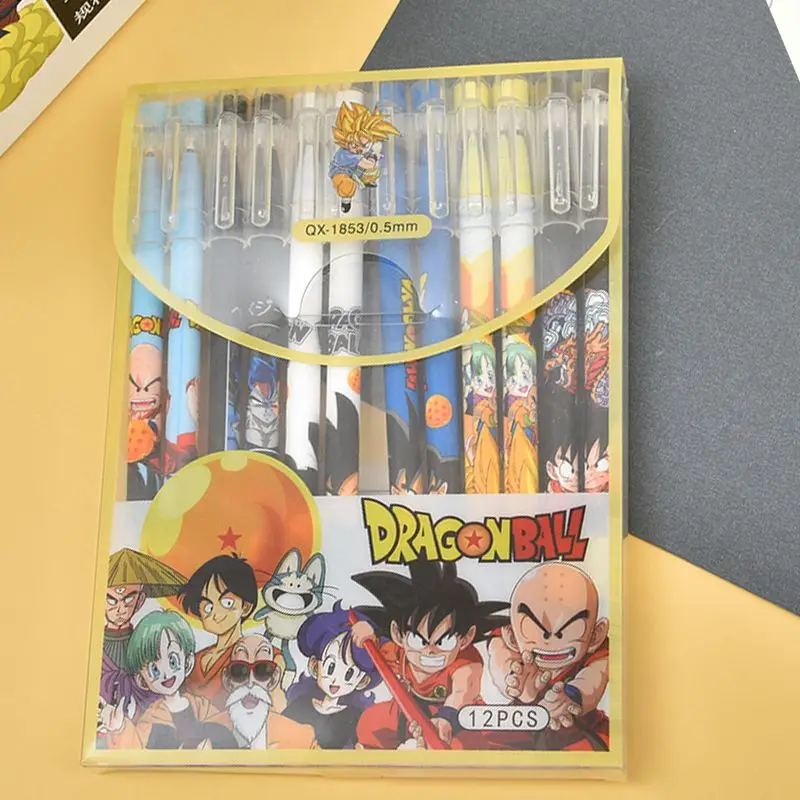 12 adet/takım Dragon Ball jel  - Office Supply Office Stationery Items incelemesi ve fiyatı