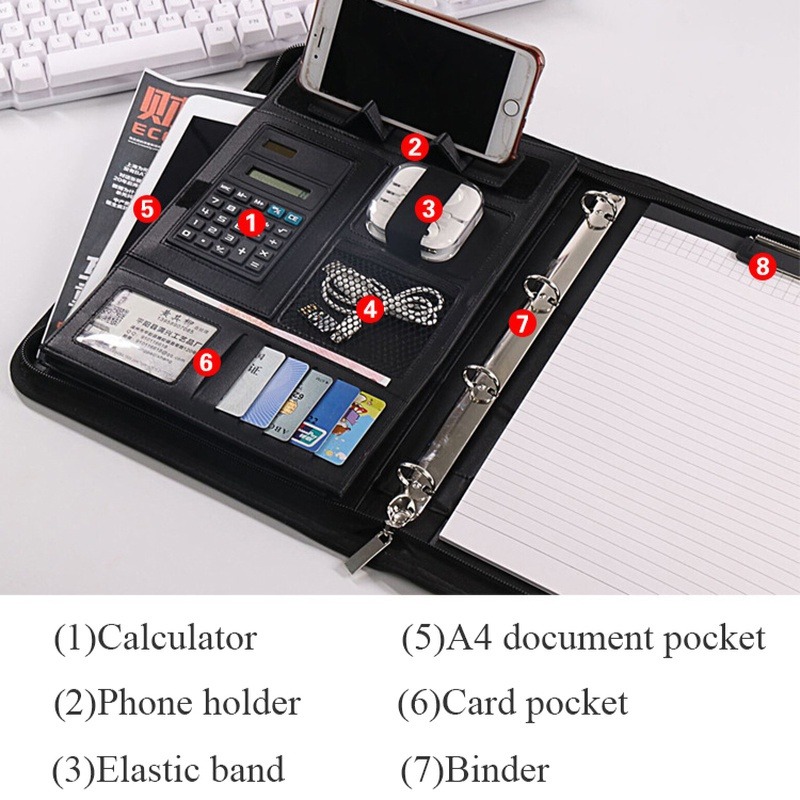 1 adet A4 PU Deri Fermuarlı Do - Portfolio Folder Zip incelemesi ve fiyatı