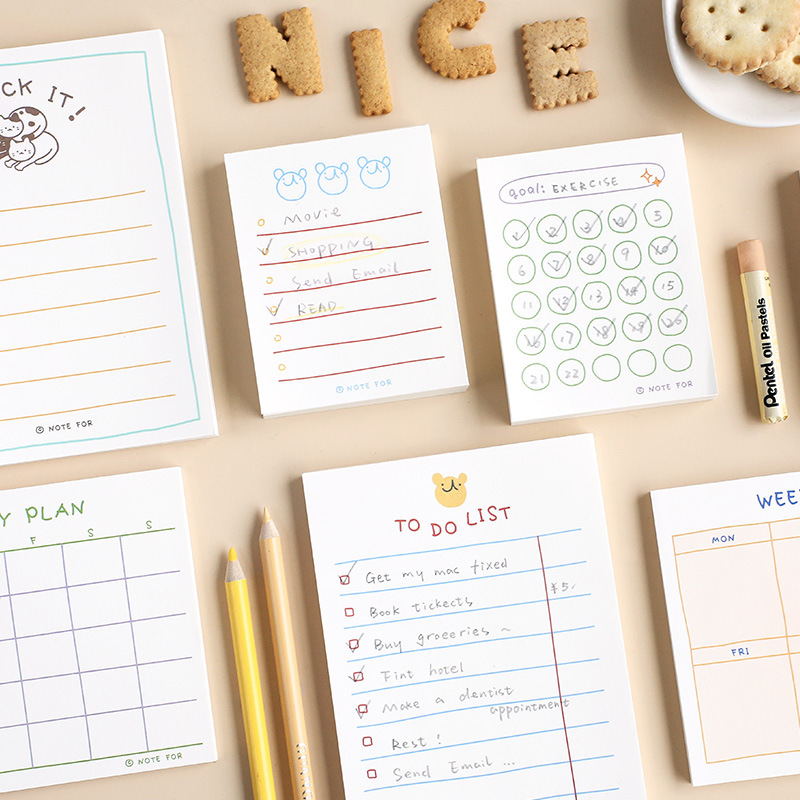100 sayfa/50 sayfa Sevimli Pla - Office Stationery Supply List incelemesi ve fiyatı