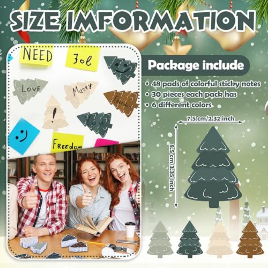 48 Ped 1440 Yaprak Noel Yapışk - Memo Pad Sticky incelemesi ve fiyatı