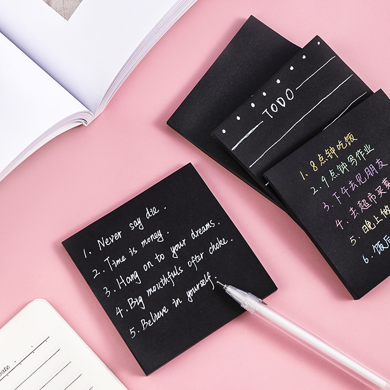 Siyah N Times Yapışkan Notlar  - Office Stationery Supply List incelemesi ve fiyatı