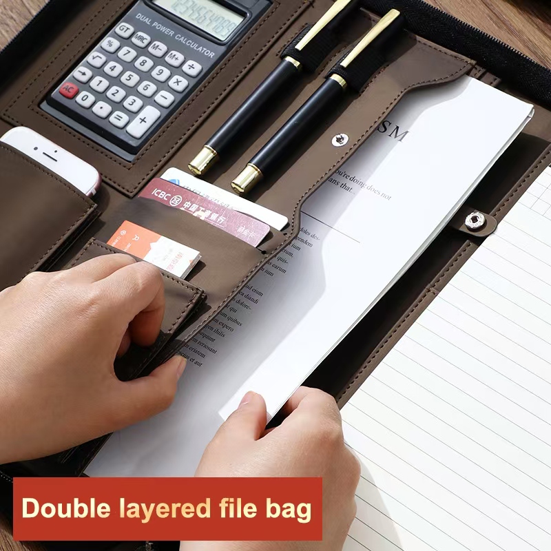 PU Deri Portafolio A4 Belge Ku - Portfolio Folder Zip incelemesi ve fiyatı